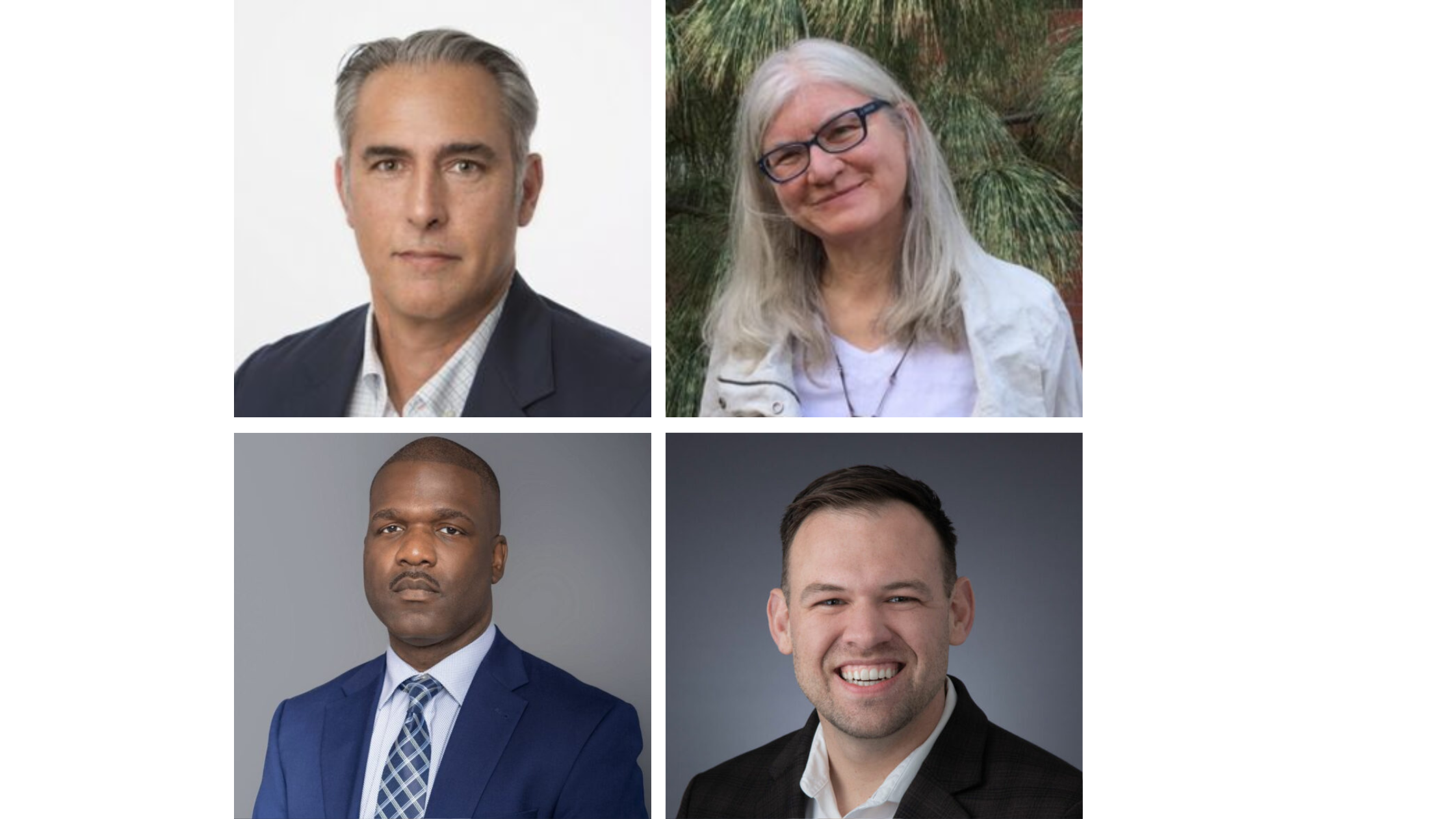 From left to right: Jim Citrano; Catherine Duncan; Renaldo Horn; Travis Smith.